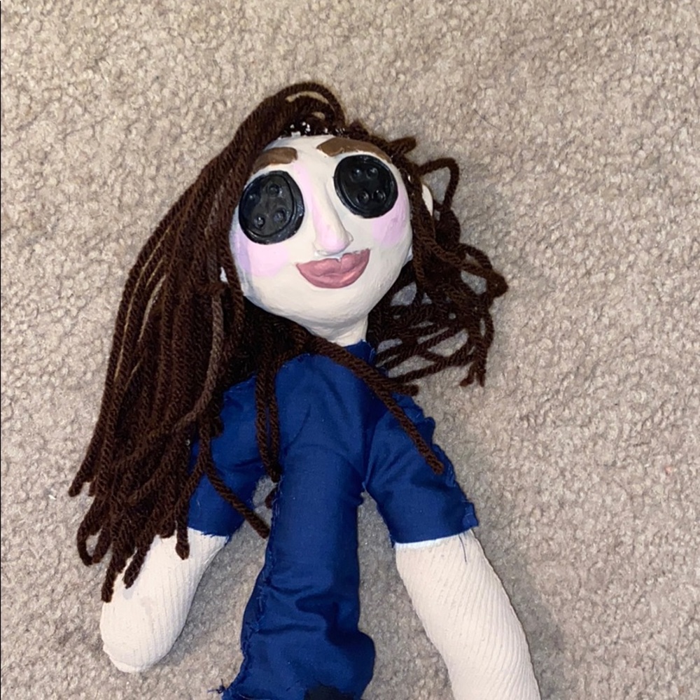 Custom made coraline doll
